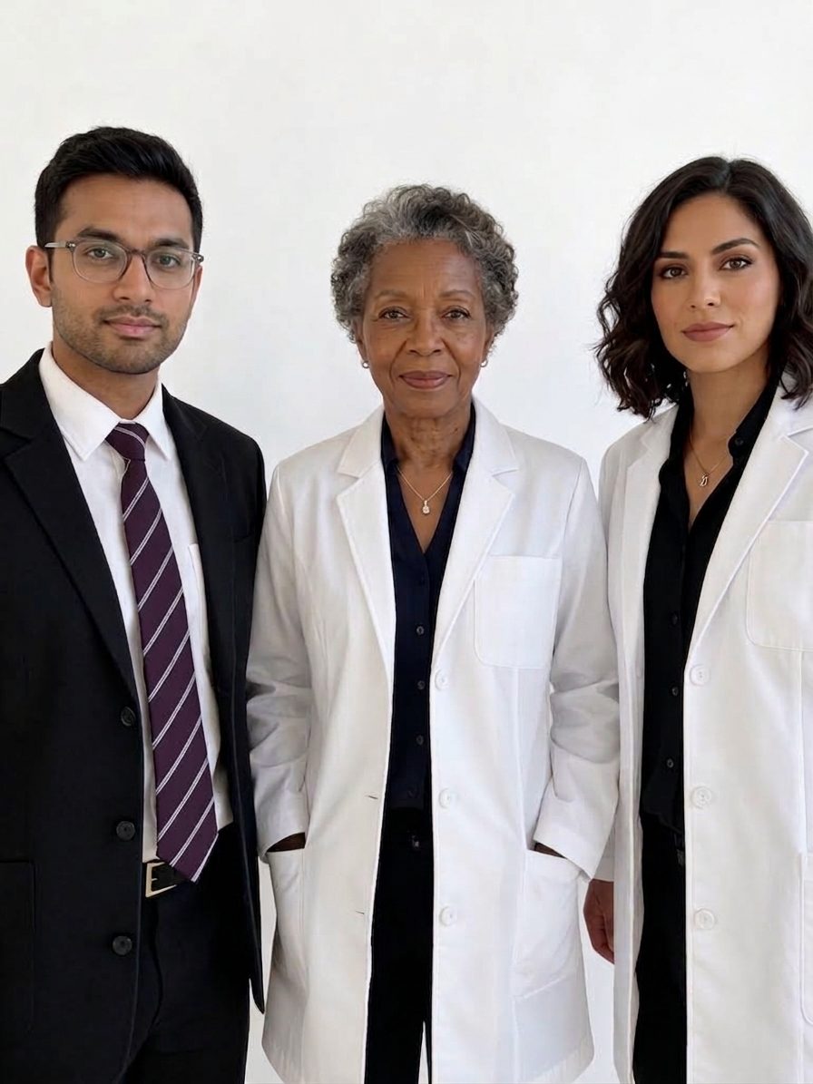 The Aurora GP Lab founding team of optometrists